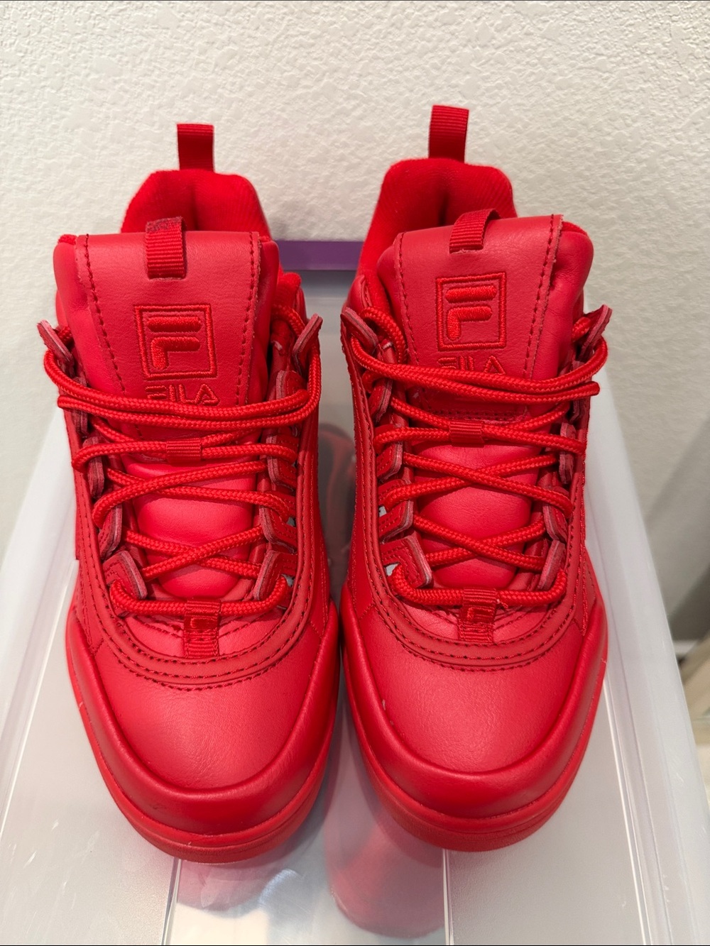 FILA Disruptor II X FX 100 LUX
Red - NEW IN BOX Size